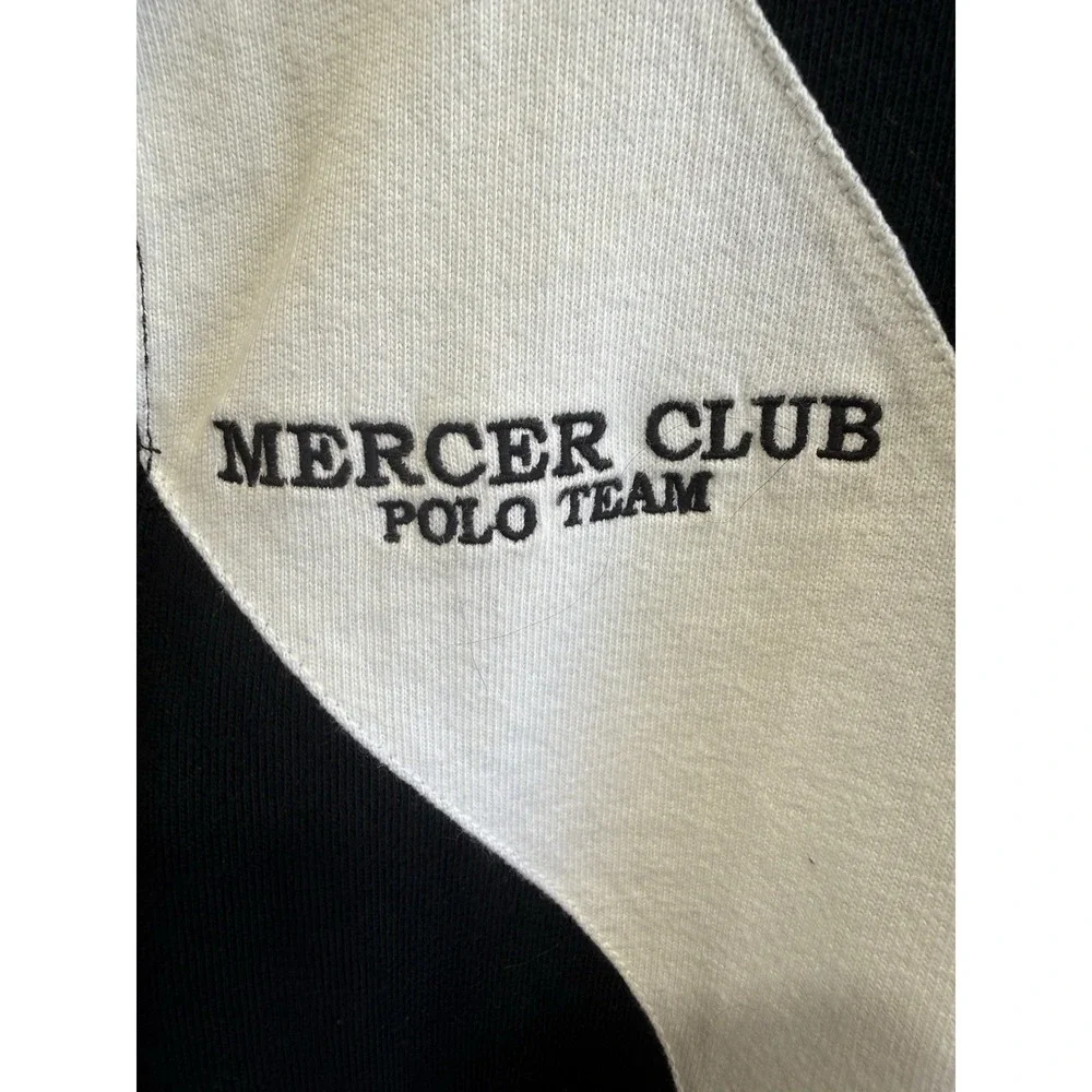 Vintage 90s Polo Ralph Lauren Rugby Mercer Club #3 Heavy Long Sleeve Shirt 2008